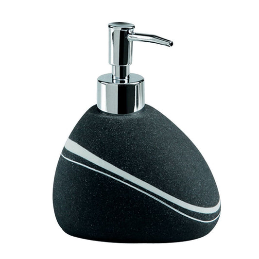 COUNTERTOP SOAP DISPENSER YVONNE GREY/WHITE RESIN