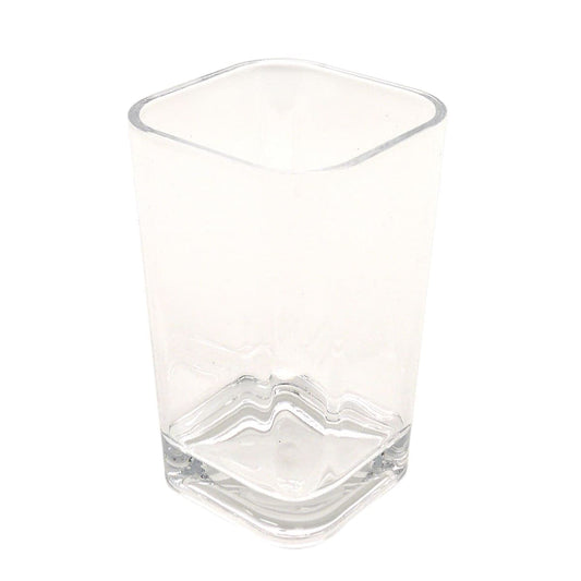 Bricocenter CLAIRE SENSEA TRANSPARENT PLASTIC TOOTHBRUSH HOLDER