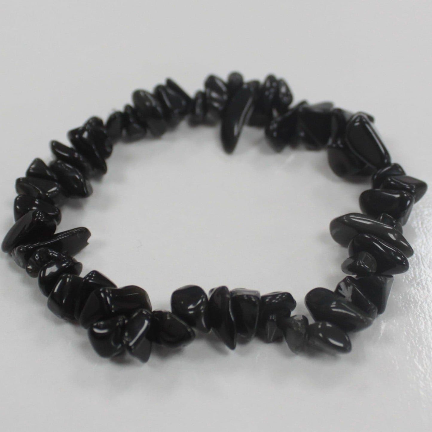 Chipstone Bracelet - Black Agate - best price from Maltashopper.com AWCB-04DS