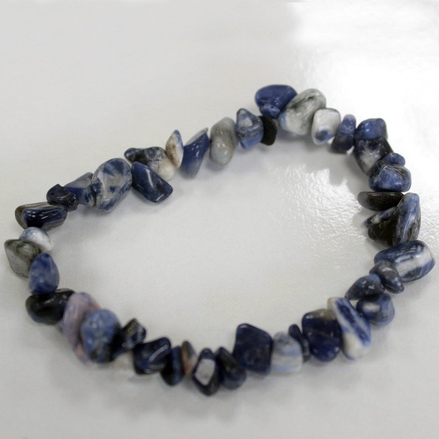 Chipstone Bracelet - Sodalite - best price from Maltashopper.com AWCB-10DS