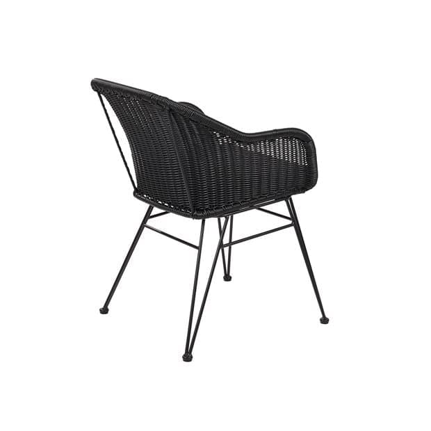 VIENNA Dining chair black H 78 x W 57 x D 61 cm - best price from Maltashopper.com CS667793