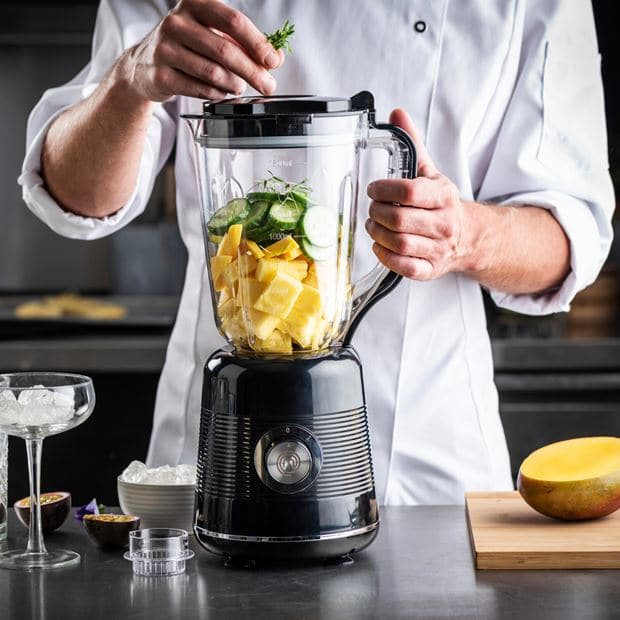 Casa MASTERCHEF Black blender H 39.3 x W 20.1 x D 17.1 cm