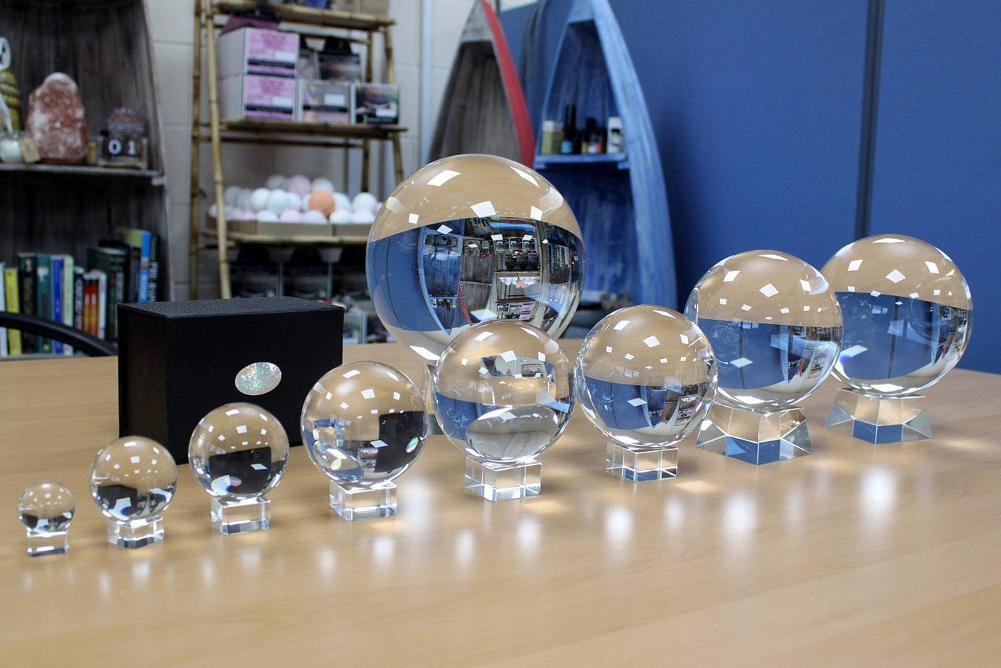 Bliss Crystal Ball on Stand 100mm