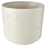 SESAMFRÖN plant pot, in/outdoor off-white, 12 cm