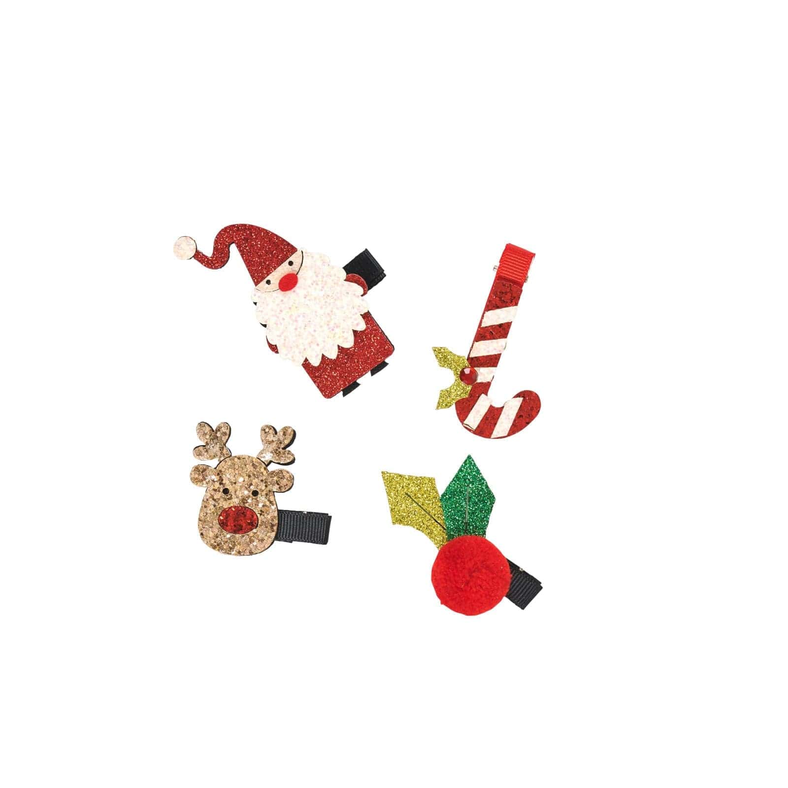 Casa XMAS hair clip, set of 2, 2 shape variants