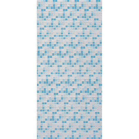 Bricocenter MOSAIC SHOWER CURTAIN LIGHT BLUE L 240 H 200 CM VINYL