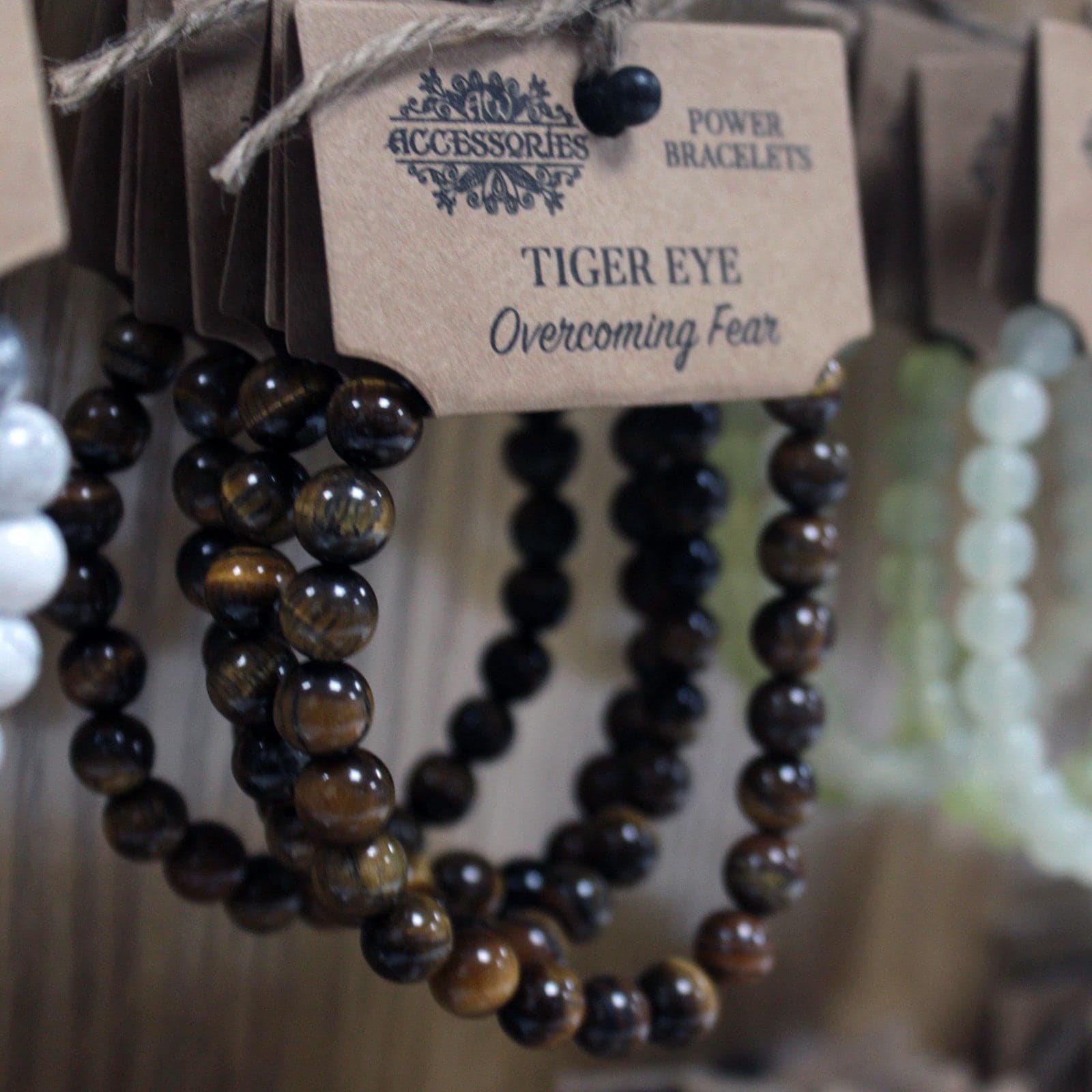 Power Bracelet - Tiger Eye - best price from Maltashopper.com AWPS-06