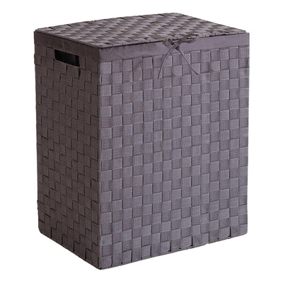 TEX FOLDING RACK IN GREY WOVEN POLYESTER 30X30X50H CM WITH FO - best price from Maltashopper.com BR430007472