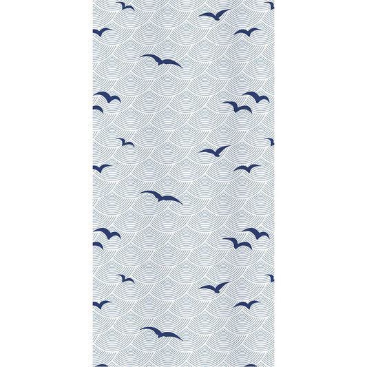 SHORE SHOWER CURTAIN L 240 H 200 CM FABRIC - best price from Maltashopper.com BR430001085