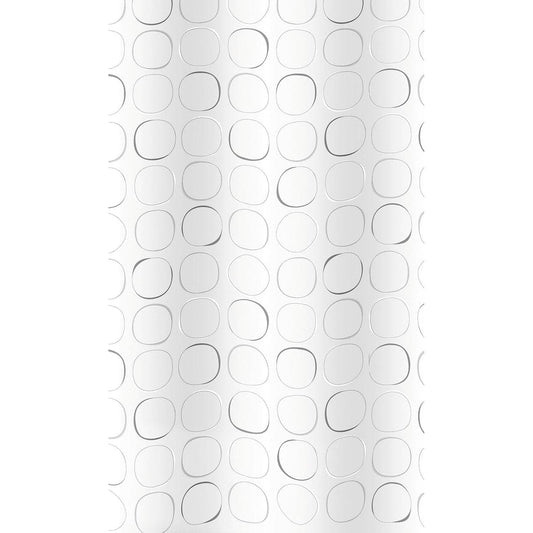 CIRCLE SHOWER CURTAIN W 180 H 200 CM FABRIC - best price from Maltashopper.com BR430006005