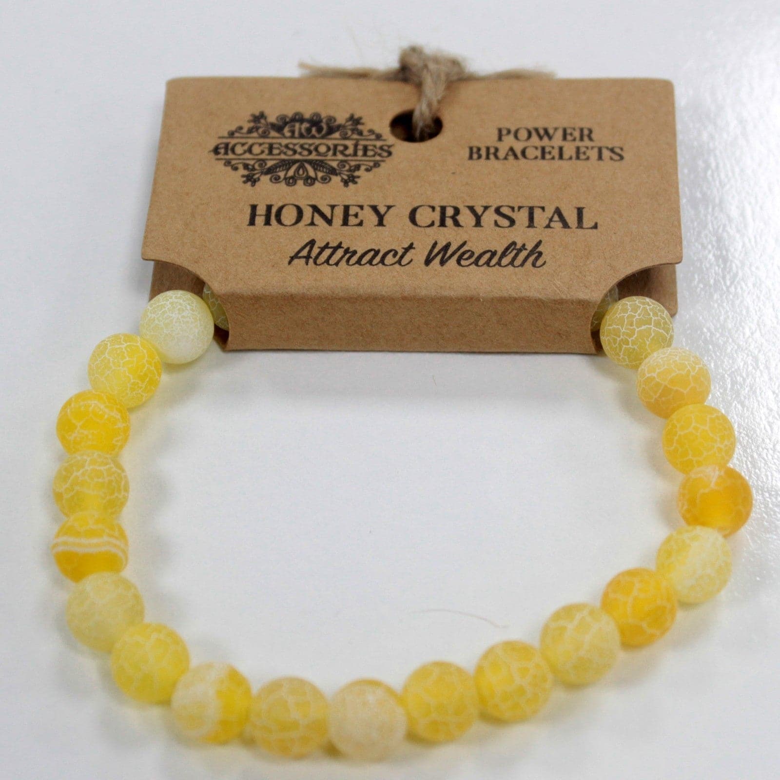 Power Bracelet - Honey Crystal - best price from Maltashopper.com AWPS-12