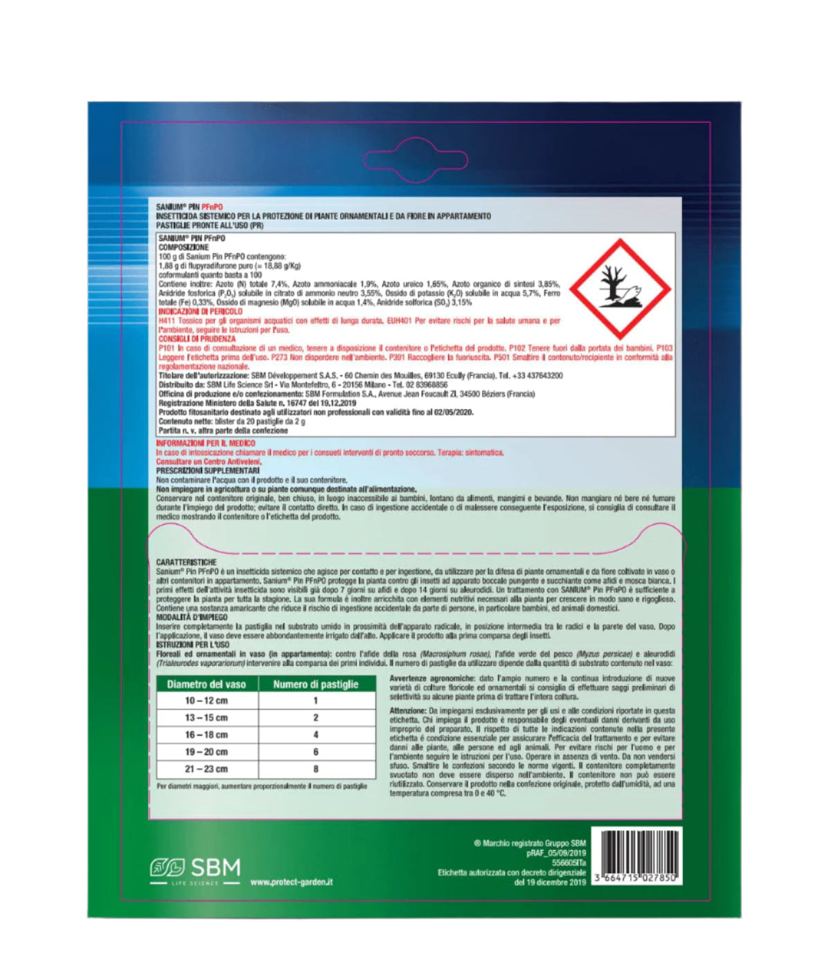 Bricocenter SANIUM PIN 20 INSECTICIDE