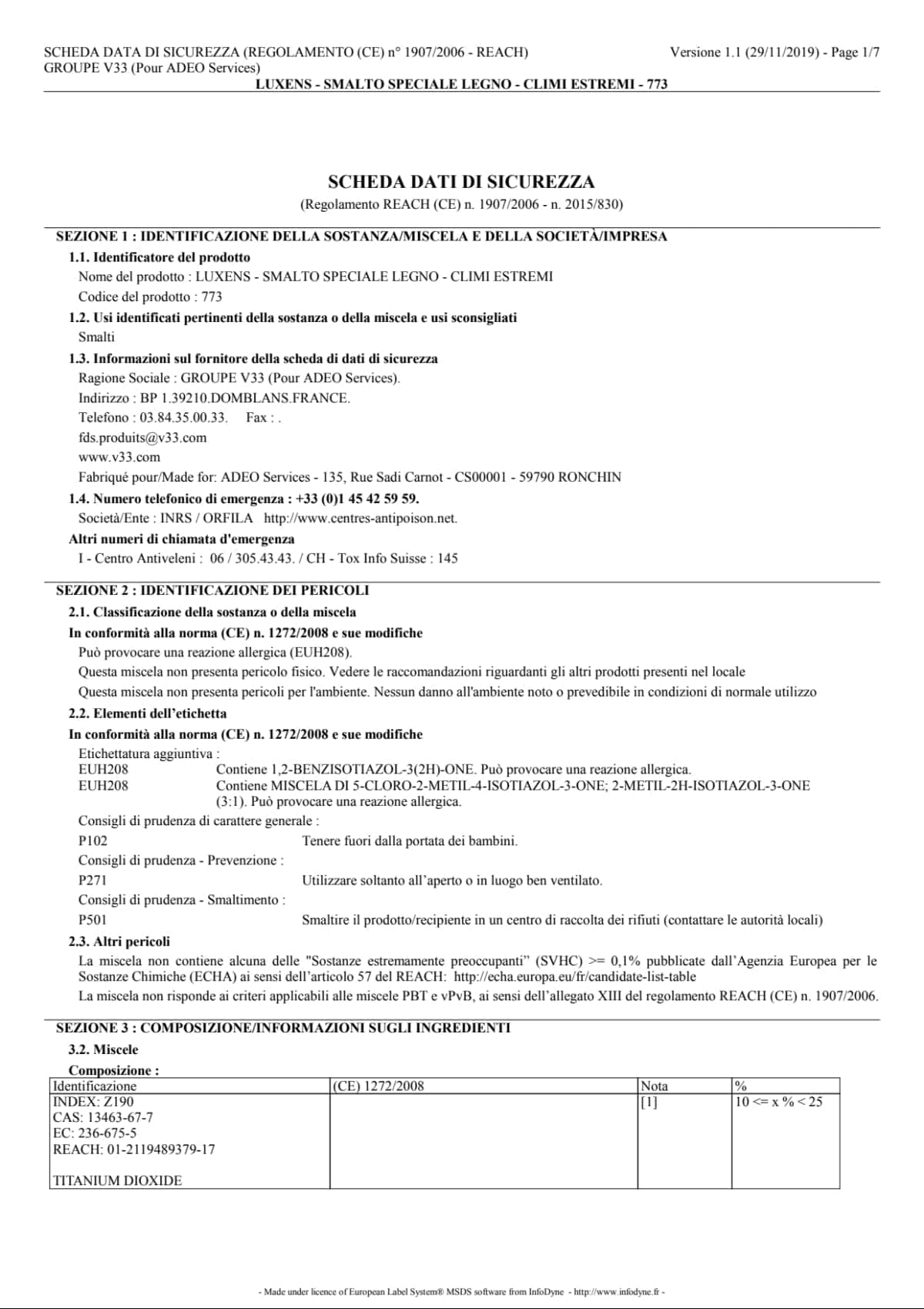 Bricocenter WOOD GLAZE EXTREME CLIMATES CREAM SATIN FINISH 500ML LUXENS