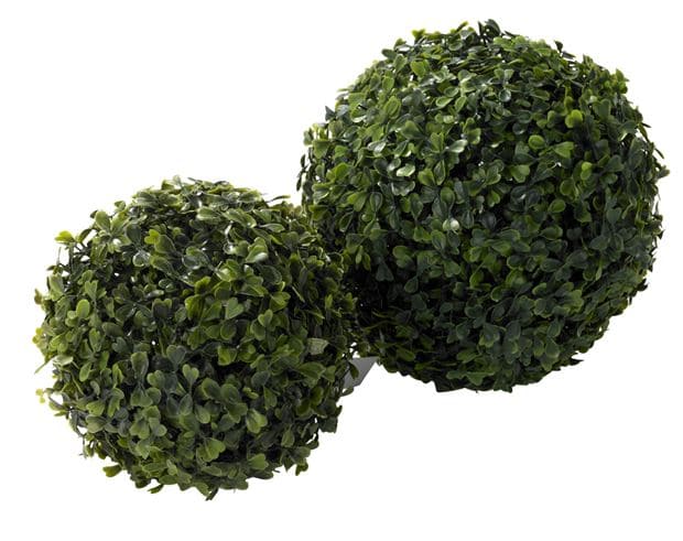 GREEN Artificial green boxwood ballØ 18 cm - best price from Maltashopper.com CS111444