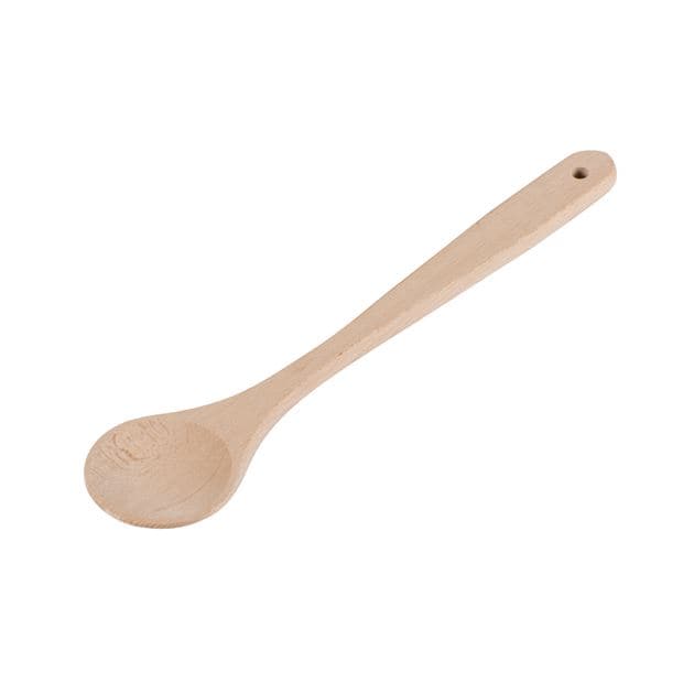 BASIC WOOD Natural spoon W 6 x L 30 cm - best price from Maltashopper.com CS567231