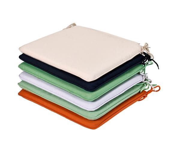 Casa AZUR Garden cushion for green bistro chair, W 33 x L 39 cm