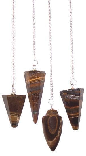 Magic Pendulum - Tiger Eye - best price from Maltashopper.com GEMMP-16