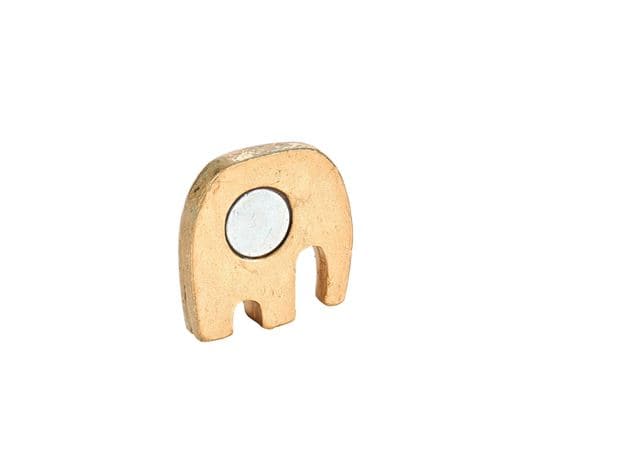 ELLY Golden elephant magnet H 4 x W 4 cm - best price from Maltashopper.com CS666057