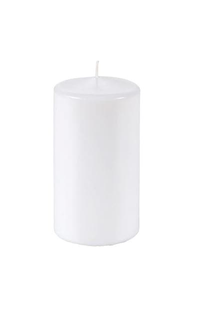 PURE White cylindrical candle H 13 cm - Ø 7 cm - best price from Maltashopper.com CS664111