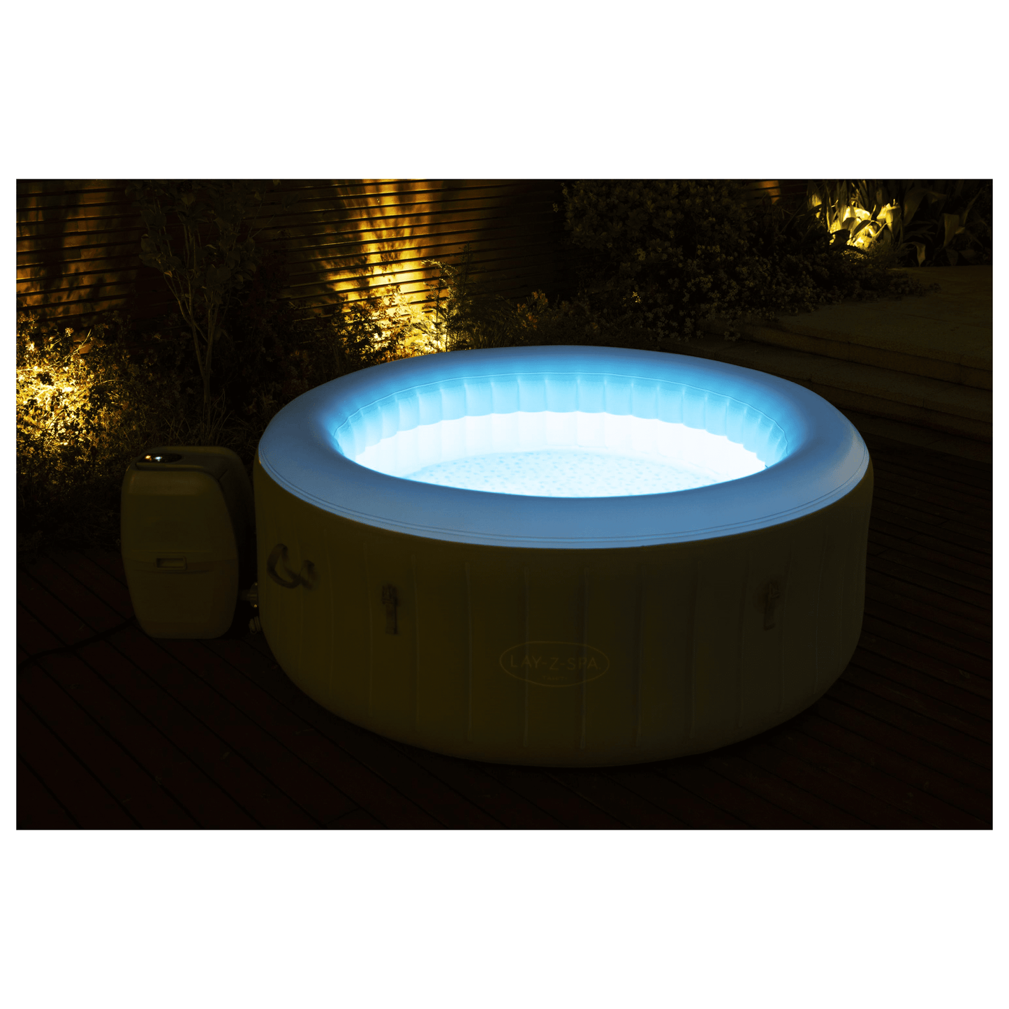 SPA POOL TAHITI D1.80m X 66cm, light gray, led lights 2-4 people