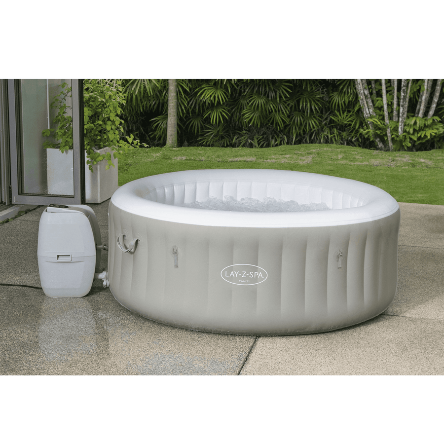SPA POOL TAHITI D1.80m X 66cm, light gray, led lights 2-4 people