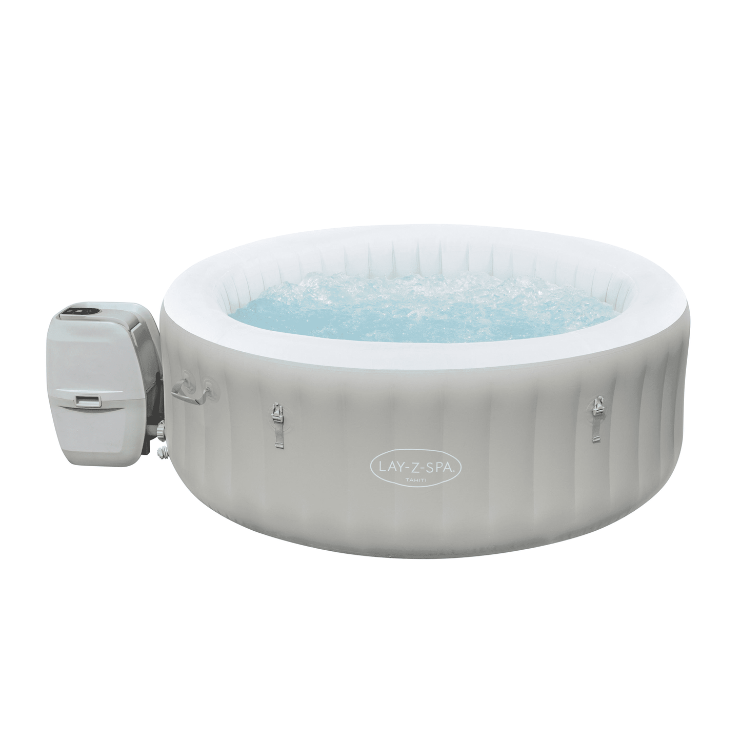 SPA POOL TAHITI D1.80m X 66cm, light gray, led lights 2-4 people