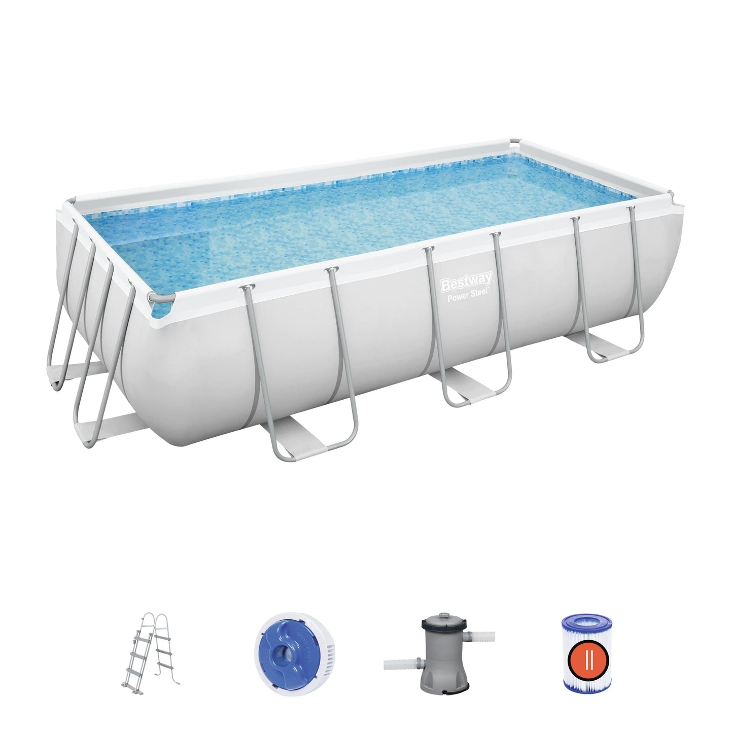 Tubular pool 4.04mX2.01mX100