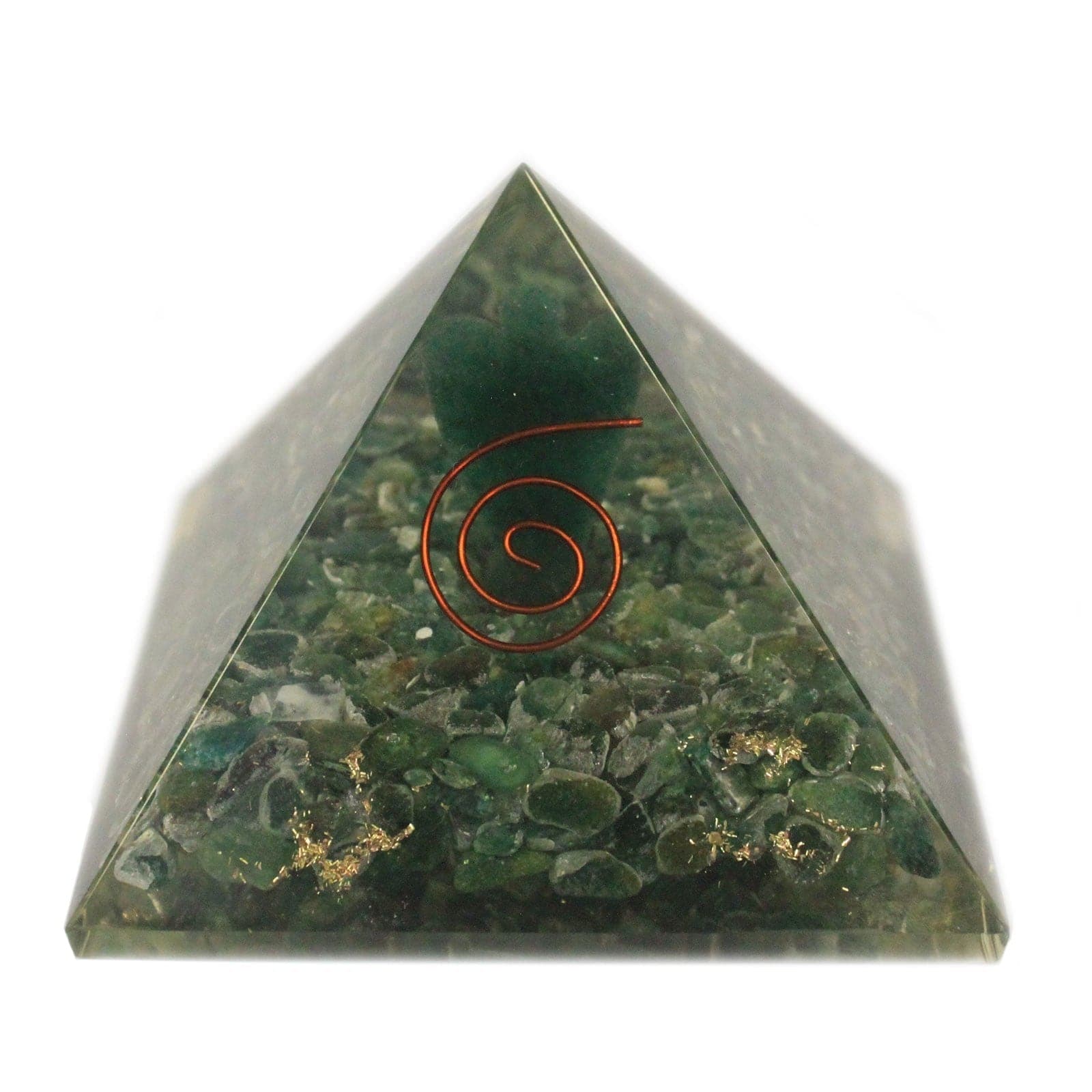 Lrg Orgonite Pyramid 70mm - Angel - best price from Maltashopper.com ORGN-05