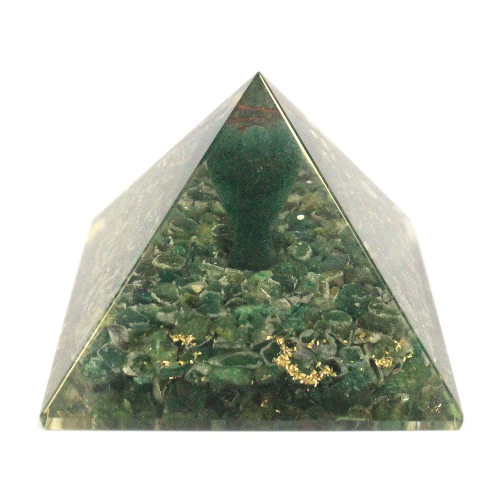 Lrg Orgonite Pyramid 70mm - Angel - best price from Maltashopper.com ORGN-05