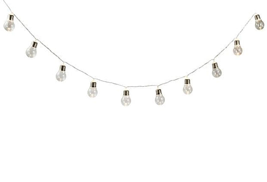 BULB Solar light wire 10 Leds transparentL 350 cm - best price from Maltashopper.com CS610652