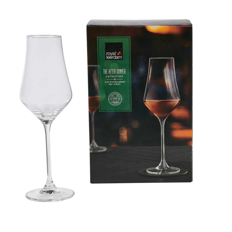 AFTER DINNER Whisky glasses set of 4 transparent - best price from Maltashopper.com CS687092