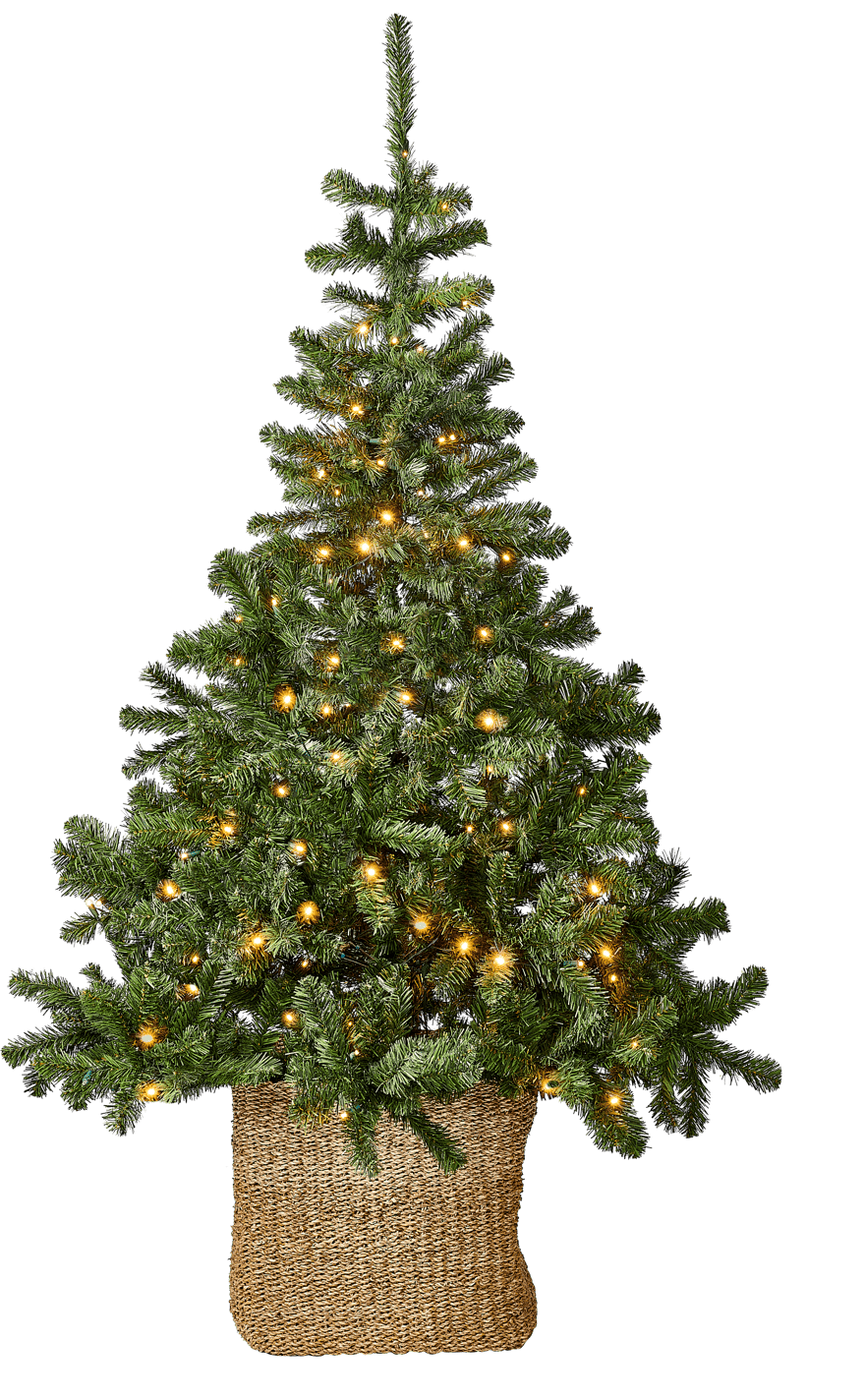 LUMINO Christmas tree with green led lights H 185 cm - Ø 115 cm