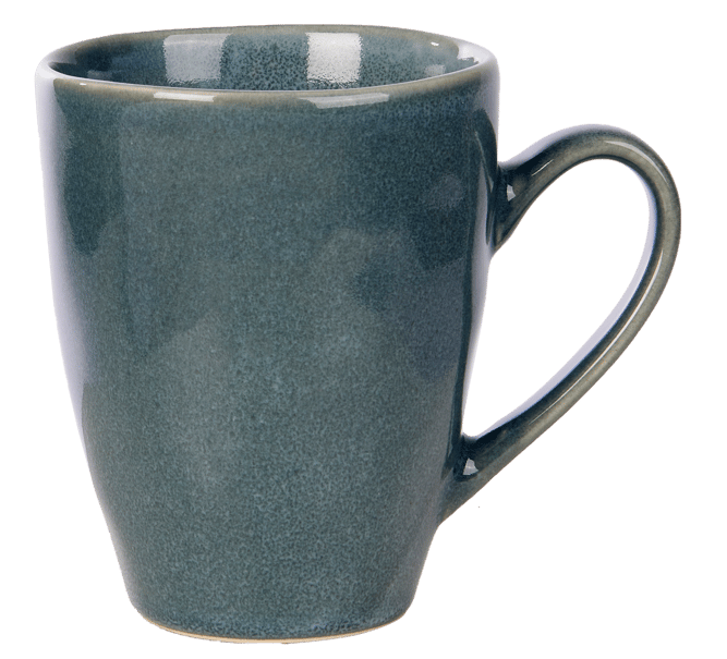 EARTH CLOUD Mug with blue handle