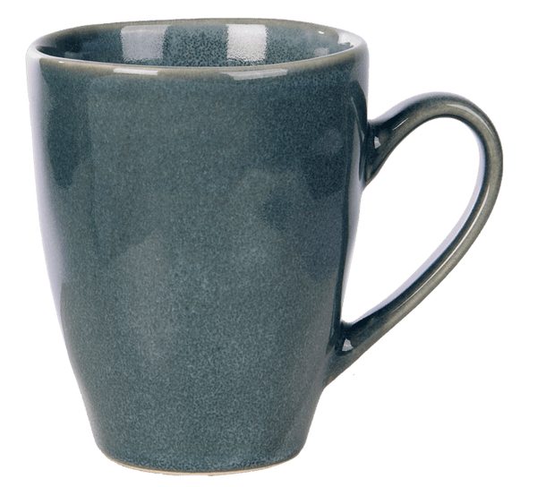 EARTH CLOUD Mug with handle 30 CL blue - set of 4 , H 10,5 cm - Ø 8 cm