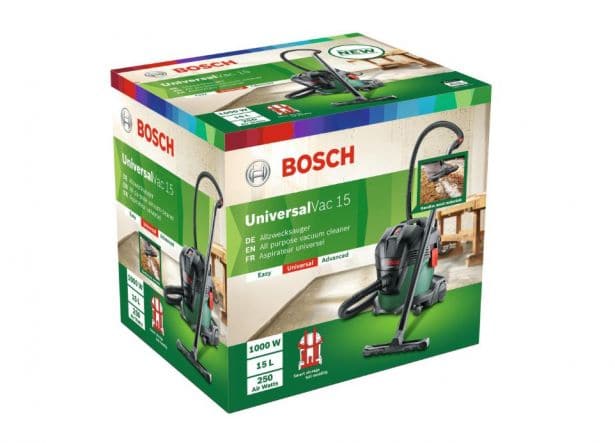 BOSCH VACUUM CLEANER 15LT 1000W+ACC UNIVERSAL VAC15