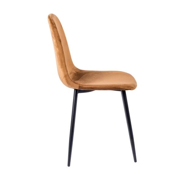 SILKE Table chair caramel H 86.5 x W 44 x L 52 x D 52 cm - best price from Maltashopper.com CS658427