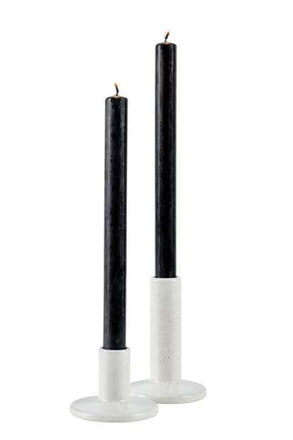 NORDI White candlestick H 12 cm - Ø 2,2 cm - best price from Maltashopper.com CS666953