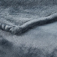 FLANNEL Gray plaid W 150 x L 200 cm - best price from Maltashopper.com CS670600