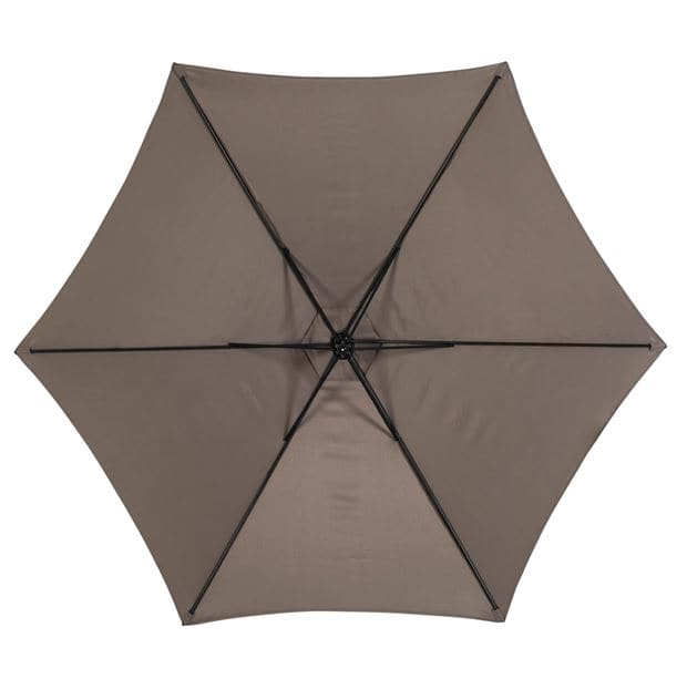 HAWAI Hanging umbrella without base taupe H 243 cm - Ø 300 cm - best price from Maltashopper.com CS598542