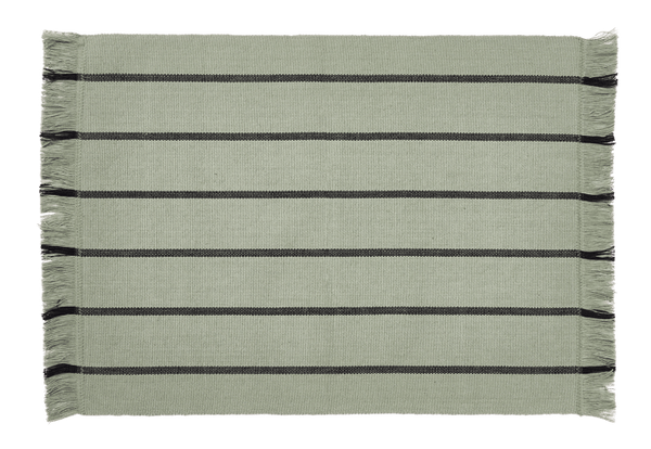 RECYCLE PLACEMAT OLIVE STRIPE