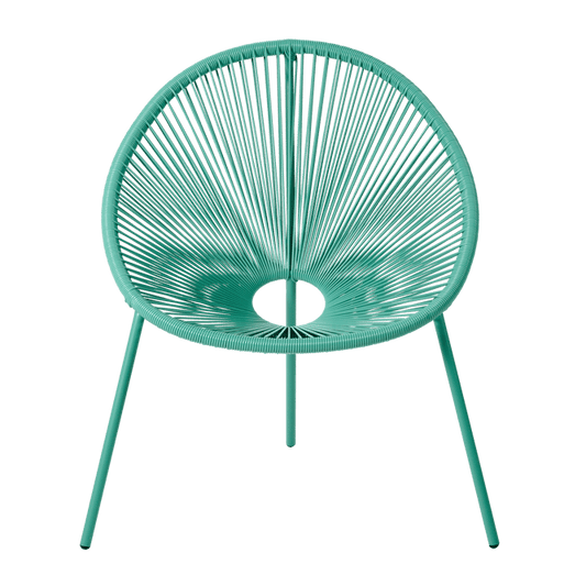 ACAPULCO Turquoise lounge chairH 82 x W 75 x D 69 cm - best price from Maltashopper.com CS678818