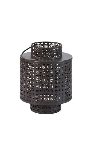 MESH Metallic lantern H 22 cm - Ø 17 cm - best price from Maltashopper.com CS655739