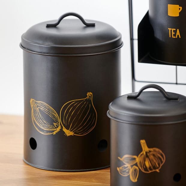 VIRA Food storage black H 24.5 x W 20 cm - Ø 16 cm