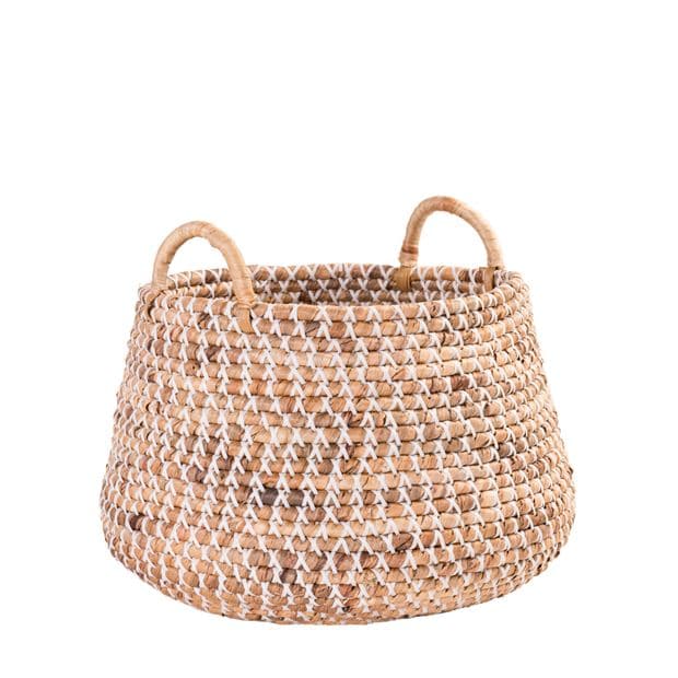 DOLLY Natural basket H 34 cm - Ø 51 cm - best price from Maltashopper.com CS648676