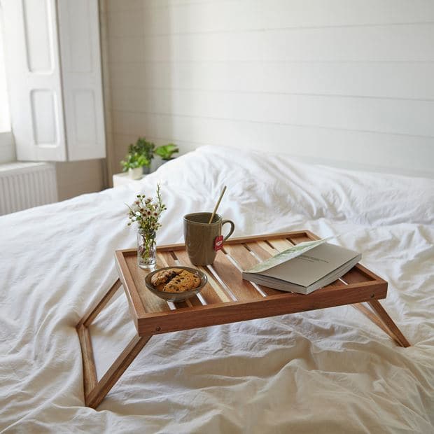 ACACIA Natural bed tray H 20.5 x W 49 x D 33 cm - best price from Maltashopper.com CS649488