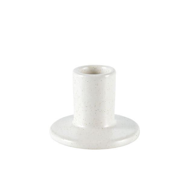 NORDI White candlestick H 6 cm - Ø 3 cm