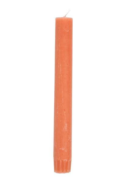 RUSTIC Orange candle H 25 cm - Ø 3 cm - best price from Maltashopper.com CS668675