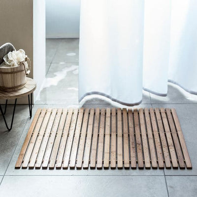 BAMBOO Natural bath mat W 67.5 x D 50 cm - best price from Maltashopper.com CS602210