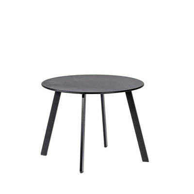 NURIO Black lounge table H 46 cm - Ø 60 cm - best price from Maltashopper.com CS652904