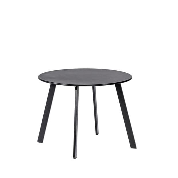 Casa NURIO Black lounge table H 46 cm - Ø 60 cm